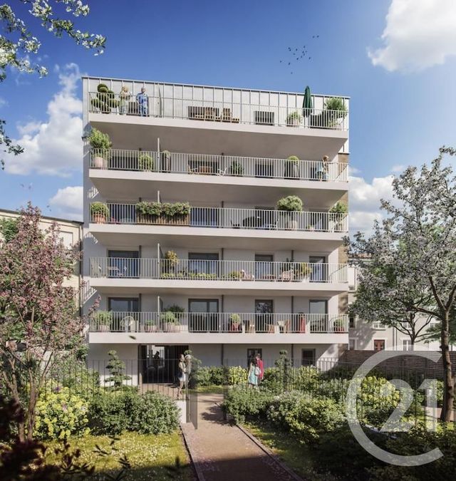 Appartement F2 à vendre - 2 pièces - 44.03 m2 - PANTIN - 93 - ILE-DE-FRANCE - Century 21 Chaumont-Laumière