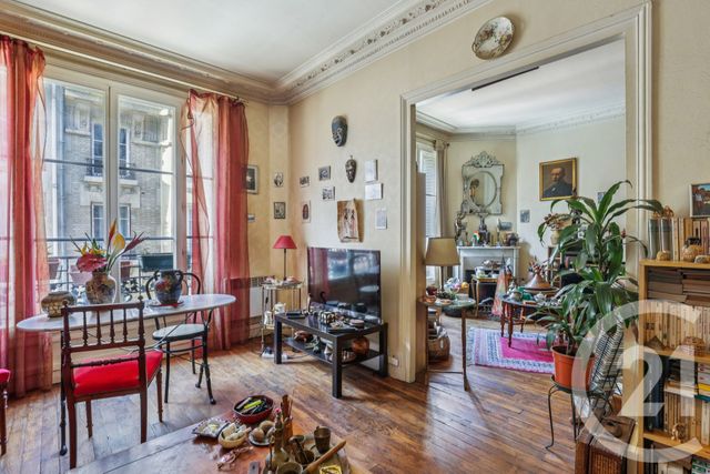 Appartement F3 à vendre - 3 pièces - 54.34 m2 - PARIS - 75019 - ILE-DE-FRANCE - Century 21 Chaumont-Laumière