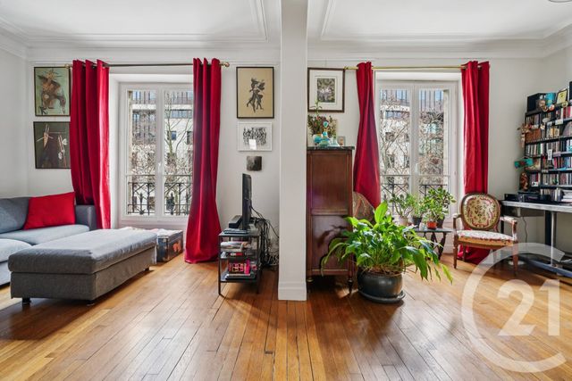 Appartement F4 à vendre - 4 pièces - 91.51 m2 - PARIS - 75019 - ILE-DE-FRANCE - Century 21 Chaumont-Laumière