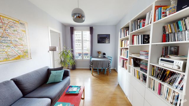 Appartement F2 à vendre - 2 pièces - 37.51 m2 - PARIS - 75019 - ILE-DE-FRANCE - Century 21 Chaumont-Laumière