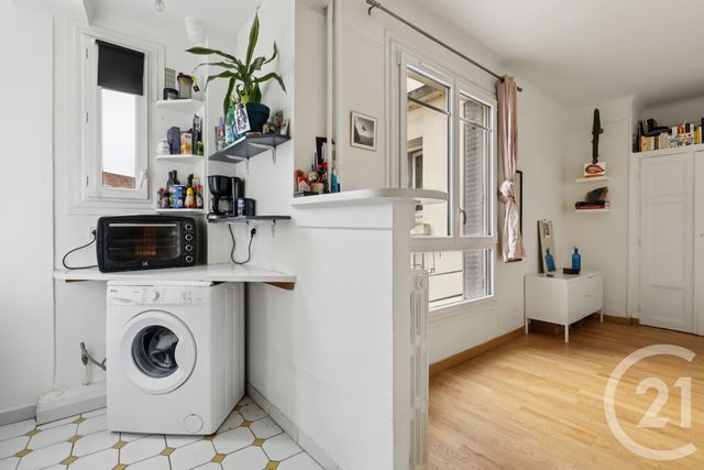 Appartement F1 à vendre - 1 pièce - 20.57 m2 - PARIS - 75019 - ILE-DE-FRANCE - Century 21 Chaumont-Laumière