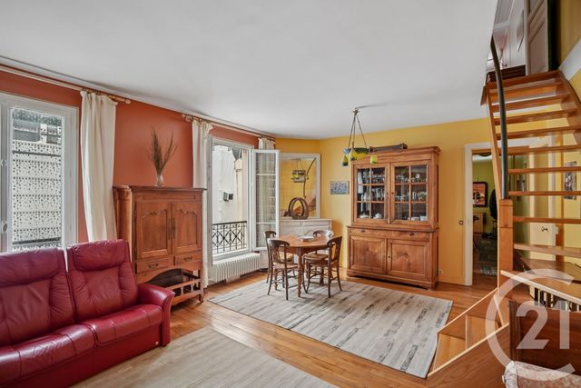 Appartement Duplex à vendre - 3 pièces - 85.0 m2 - PARIS - 75019 - ILE-DE-FRANCE - Century 21 Chaumont-Laumière