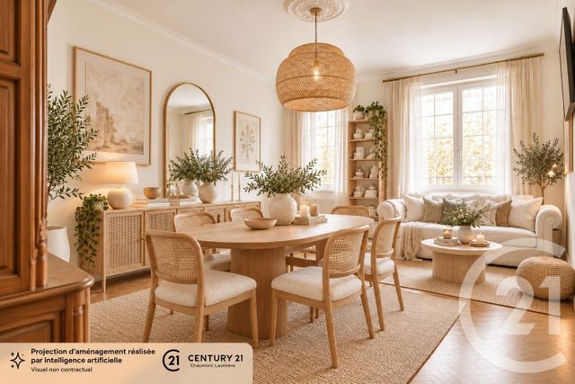 Appartement F3 à vendre - 3 pièces - 57.42 m2 - CLICHY - 92 - ILE-DE-FRANCE - Century 21 Chaumont-Laumière