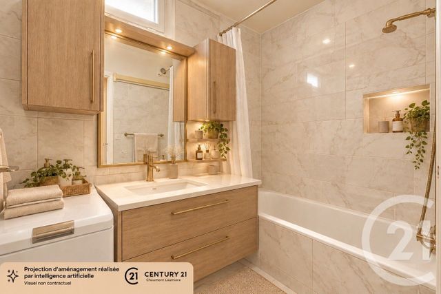 Appartement F3 à vendre - 3 pièces - 57.42 m2 - CLICHY - 92 - ILE-DE-FRANCE - Century 21 Chaumont-Laumière