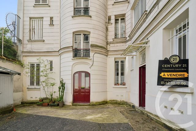 Appartement à vendre - 2 pièces - 39.0 m2 - PARIS - 75019 - ILE-DE-FRANCE - Century 21 Chaumont-Laumière