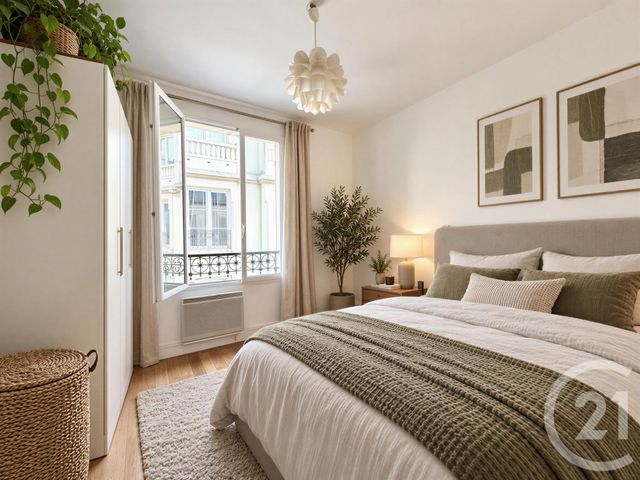 Appartement F3 à vendre - 3 pièces - 46.06 m2 - PARIS - 75019 - ILE-DE-FRANCE - Century 21 Chaumont-Laumière